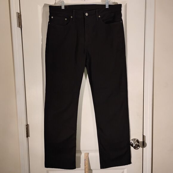 Levi's 514 jeans mens 36x32 black denim straight leg stretch Strauss NWOT - Picture 11 of 12